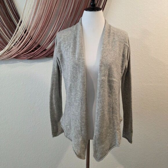 J. Crew Cashmere Waterfall Cardigan Sz XS - Picture 1 of 4
